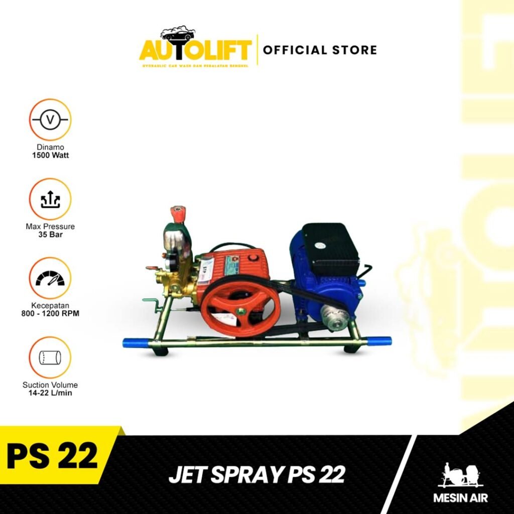 mesin air pressure  jett spray plus dinamo ps 22