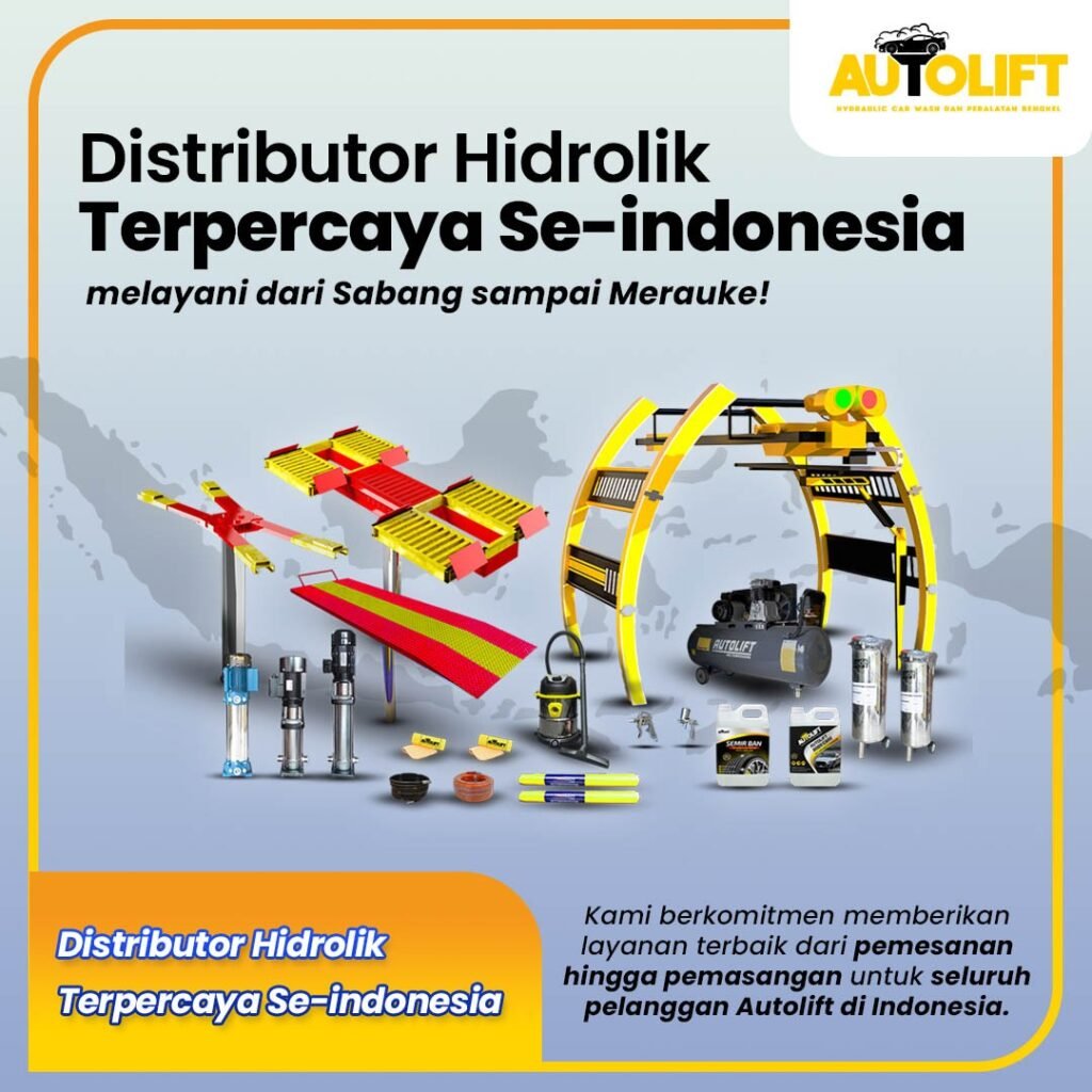 Distributor Hidrolik Cuci Mobil Terpercaya di Indonesia-Solusi Bisnis Carwash Modern